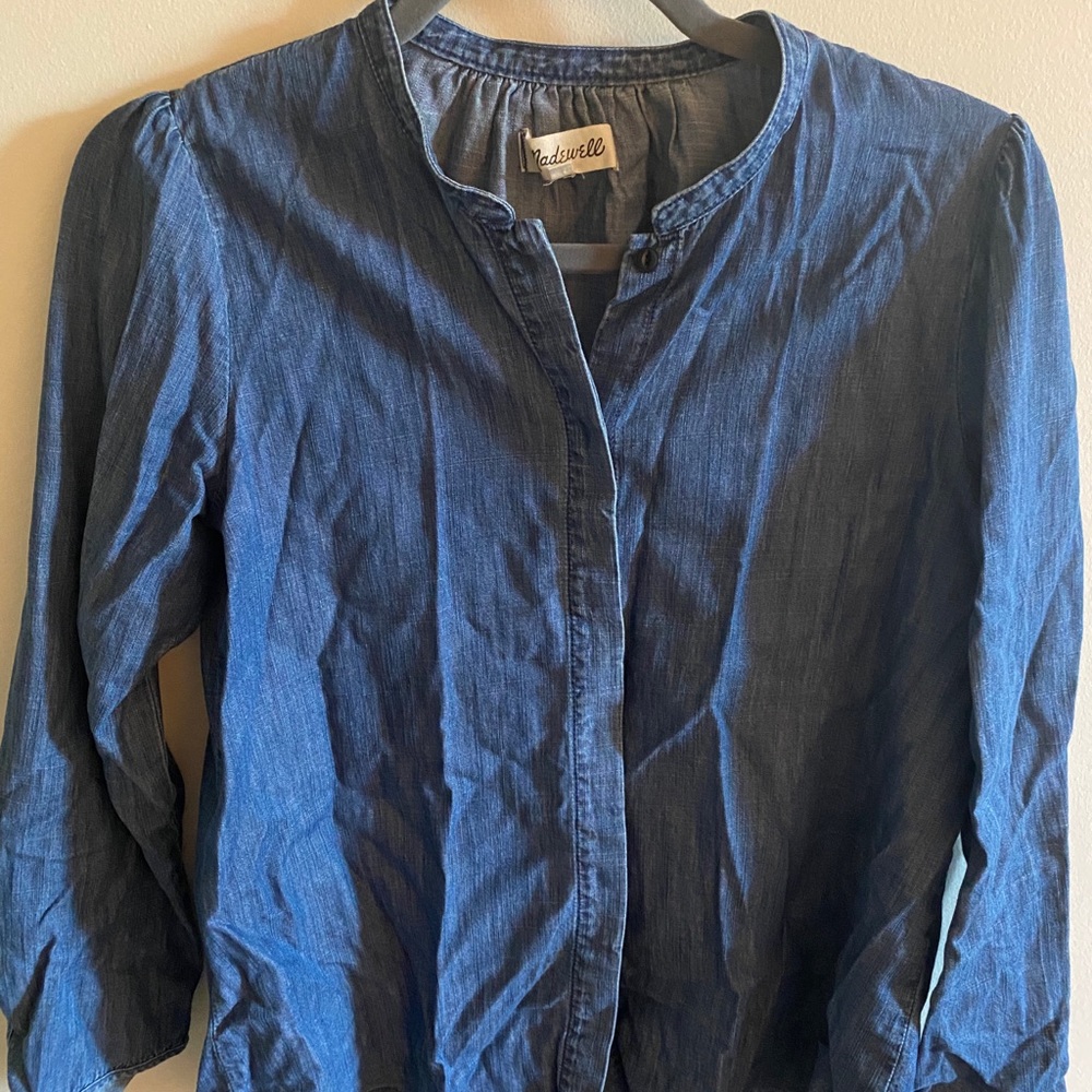 Madewell Jean Button Down Shirt